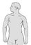 Human Male Figure Outline