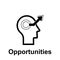 Human mind, opportunities icon. Element of human mind icon for mobile concept and web apps. Thin line Human mind, opportunities