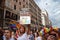 Human Pride transgender rainbow Rome, Italy - June 10, 2018