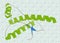 Human prion protein (hPrP), chemical structure. Associated with neurodegenerative diseases, including kuru, BSE and Creutzfeldt-