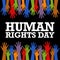 Human Rights Day Vector Template