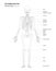 The human skeleton anatomy study concept black linear high details design