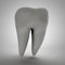 Human tooth 3D render