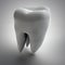 Human tooth 3D render