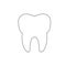Human tooth icon vector