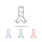 Human trachea icon. Elements of human body parts multi colored icons. Premium quality graphic design icon. Simple icon for website