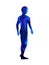 Human walking pose, abstract body watercolor painting hand drawing illustration design