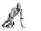 Humanoid robot running