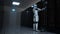 Humanoid Robot Server Room Maintenance