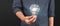 Humans hold light bulbs in hand innovative technology and creativity