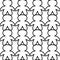 Humans holding hands seamless pattern