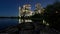 Humber lake and Toronto at night