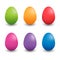 Humble Easter eggs. Made in various colors and patterns.easter, decoration.