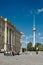 Humboldt Forum and Television Tower in Berlin