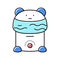 humidifier device baby color icon vector illustration