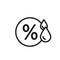 Humidity icon. Vector