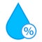 Humidity vector icon