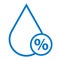 Humidity vector icon