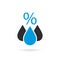 Humidity vector icon