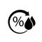 Humidity vector symbol