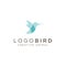 Humming Bird Logo Design Creative Color Sign . Fliying Bird Logo Design Illustration . Fliying Bird colibri hummingbird logo Desig