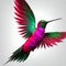 Humming bird wonderful illustration 3d rendered photography ultra detailed