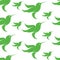 Hummingbird vector art background design for fabric and decor.