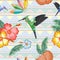 Hummingbirds Ethnic Dance with Hibiscuses Vector Seamless Pattern Textile Design