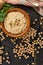 Hummus, everyday meals in Israel made from chickpeas and ingredients that, following Jewish dietary laws Kashrut, can be combined