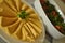 Hummus and tabbouleh