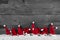 Humorously red, grey and white wooden christmas background with