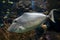 Humpback Unicornfish Naso brachycentron ocean and sea fish