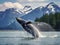 Humpback Whale Breaching Kenai Fjords National Park