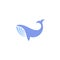 Humpback whale. Logo