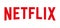 Humpolec, Czech Republic - March 23, 2021: Netflix - company logo, button for social media, phone icon symbol. Editorial web