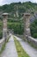 Hunchback Bridge. Bobbio. Emilia-Romagna. Italy.