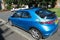 Hunday blue car