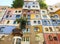 The Hundertwasser House, Hundertwasserhaus, apartment house in Vienna, Austria, Colourful Facade