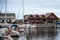 Hundested marina in Zealand, Denmark. It is plenty of tourism activities in the harbor. Most Danish people have an