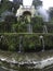 The Hundred Fountains Cento Fontane in the beautiful gardens of Villa D`Este, in Tivoli, Italy.