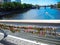 Hundreds of love locks are attached to landmark Seafarers Bridge in Melbourne.