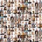 Hundreds of multiracial people crowd portraits headshots collection, collage mosaic. Many lot of multicultural different