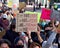 Hundreds of people participating in Youth Led Anti Asian Hate march in San Francisco, CA