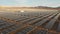 Hundreds solar energy panels rows along the dry lands at Atacama Desert, Chile. Huge Photovoltaic PV Plant in the middle of the