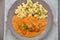 Hungarian chicken paprikash