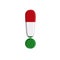 Hungarian exclamation point - 3d flag of hungary symbol - Budapest, Central Europe or politics concept