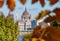 Hungarian parliament building in autumn, Budapest, Hungary