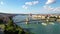 Hungarian Parliament building at daylight and bridge