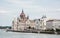 Hungarian parliament building - Orszaghaz and Danube river in Bu