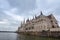 Hungarian Parliament Orszaghaz in Budapest, capital city of Hungary, taken during a cloudy afternoon